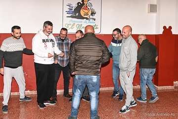 La banda Charcojondo, pregoneros de las fiestas de Lomo Magullo de este año/Antonio Alí.